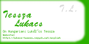 tessza lukacs business card